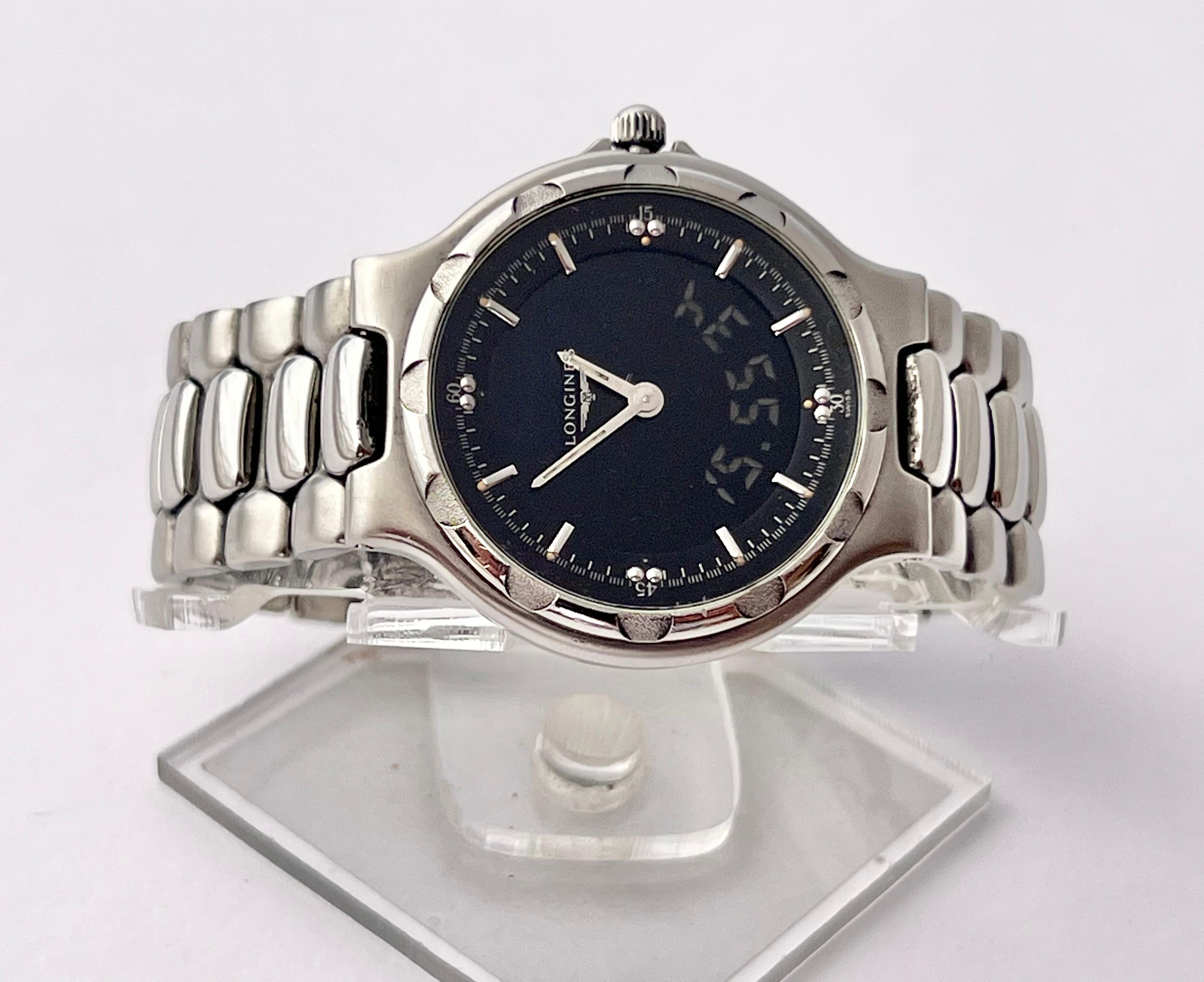 longines conquest 38mm on wrist