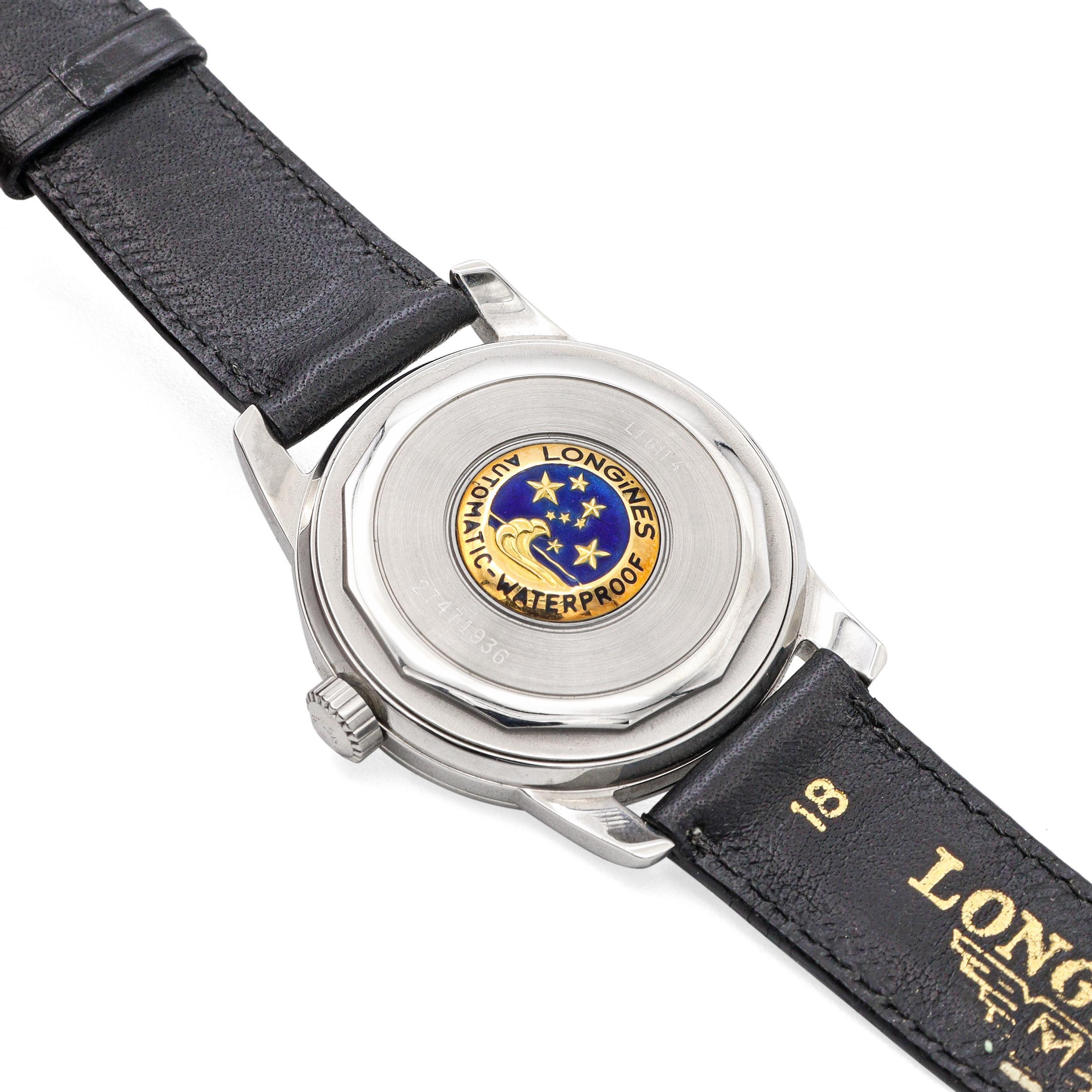 Longines Conquest Heritage Edelstahl Datum Automatik Herrenuhr Ref.L16114 im Angebot 2