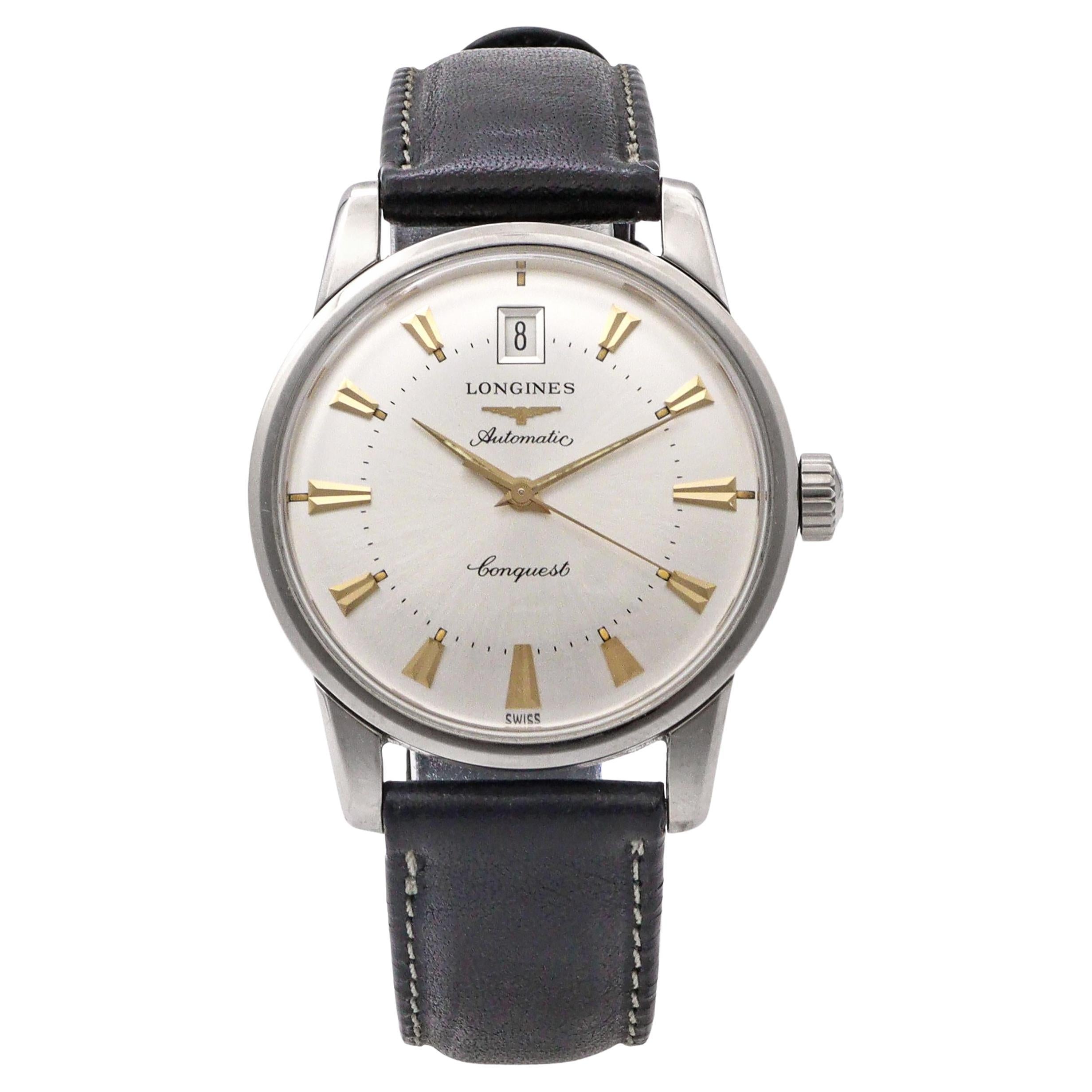 Longines Conquest Heritage Edelstahl Datum Automatik Herrenuhr Ref.L16114 im Angebot