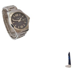 Reloj de caballero Longines Conquest L3.760.4 Esfera azul 43mm Acero