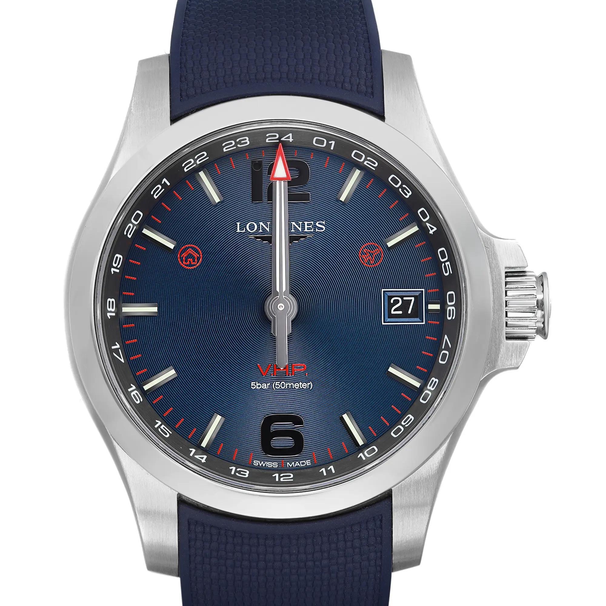 The watch is in great condition. The band has been shortened and fits 7 inches wrist size. 

* Free Shipping within the USA
* Two-year warranty coverage
* 14-day return policy with a full refund. Buyers can verify the watch's authenticity at any