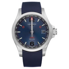 Reloj Longines Conquest V.H.P. GMT 41 mm Acero Esfera Azul Cuarzo Hombre L3.718.4.96.9