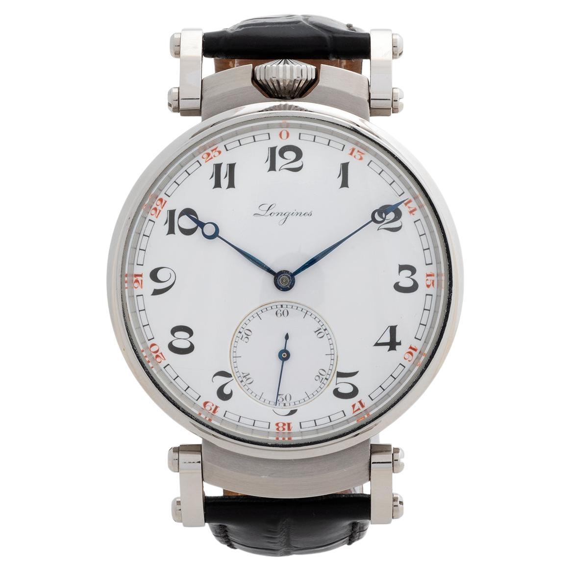 Montre de poche Longines Conversion, fond d'exposition, année 1990.