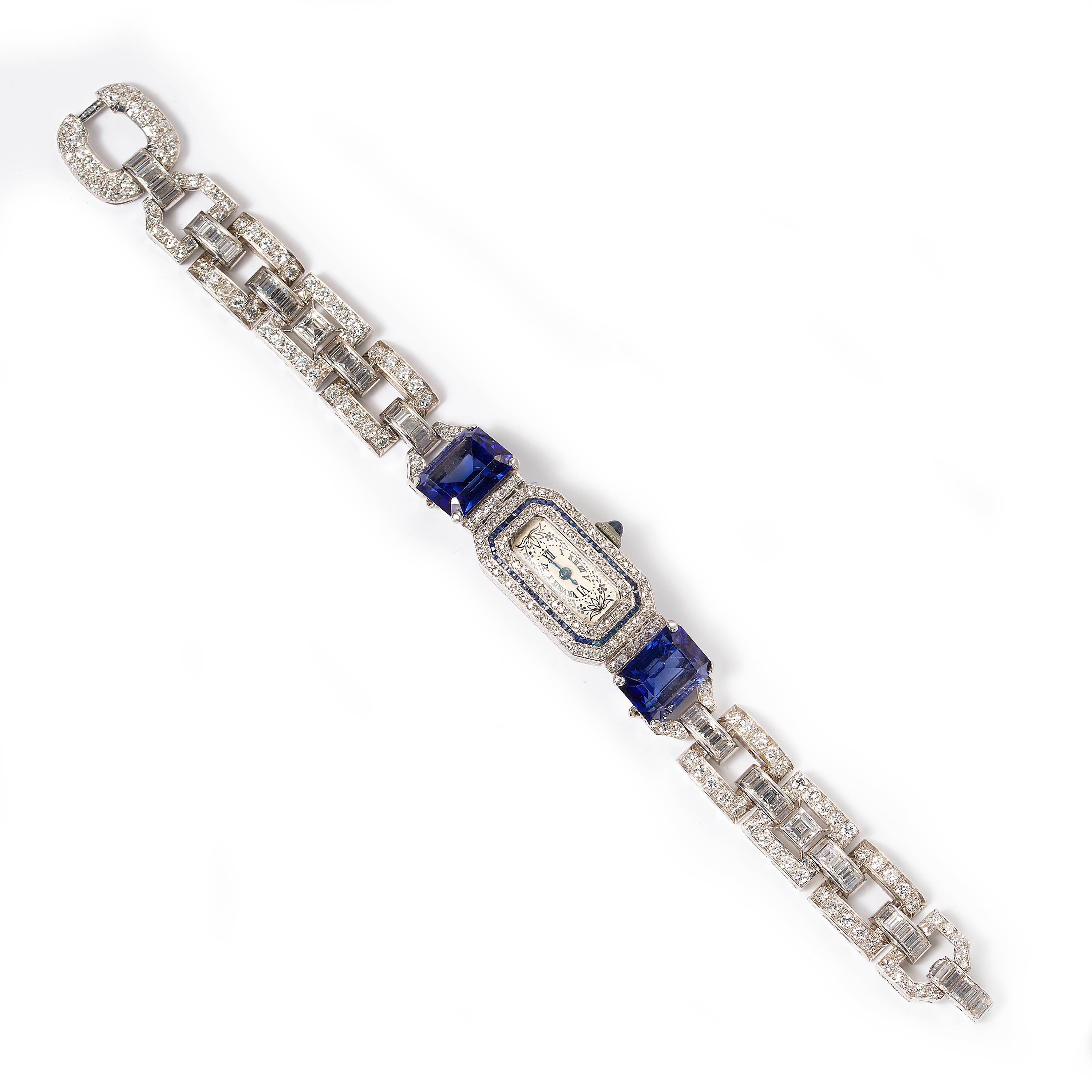 De las mujeres Reloj de pulsera Longines de cóctel con diamantes, circa 1950 en venta