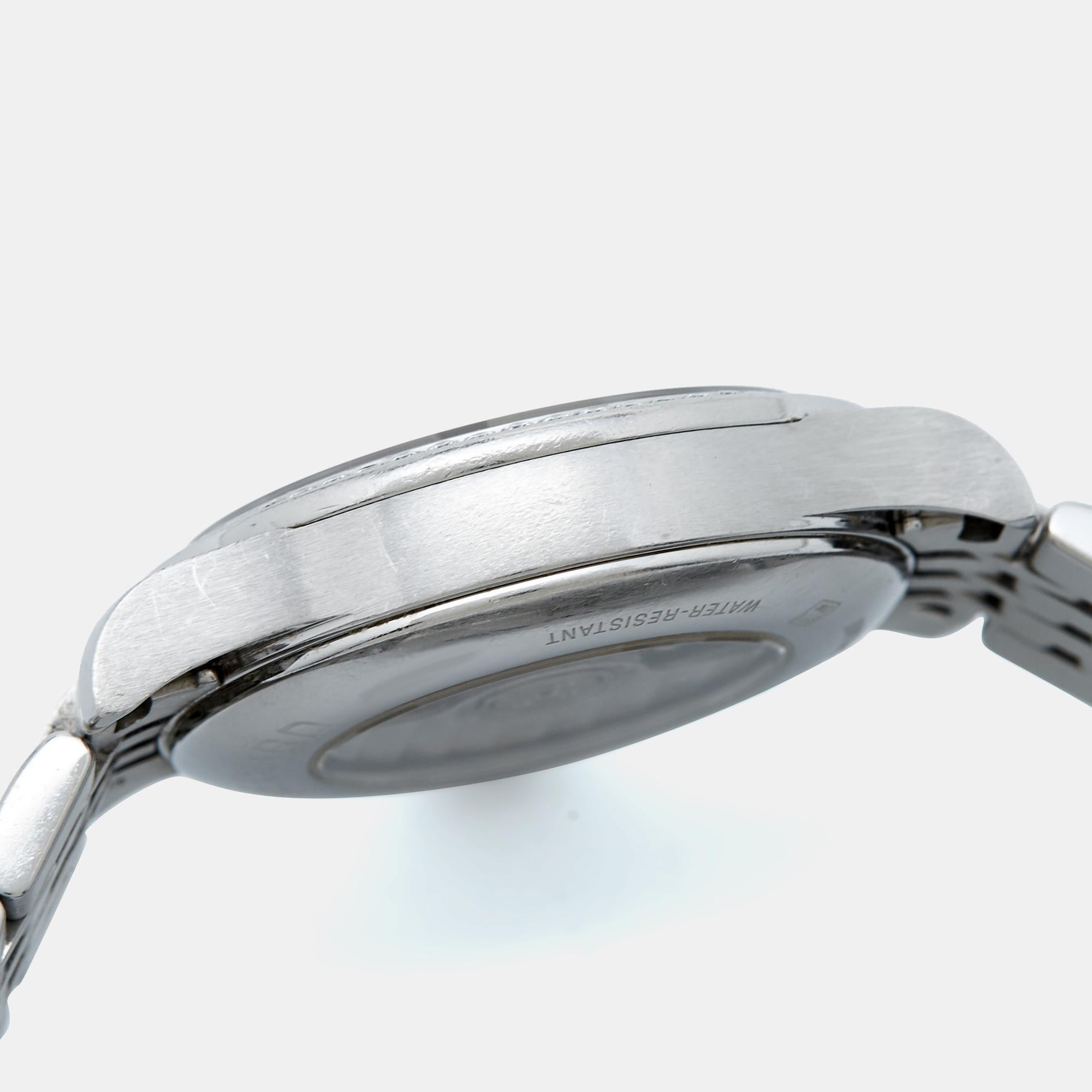 Longines Damenarmbanduhr aus Edelstahl mit Diamanten L23210876 (Ästhetizismus) im Angebot