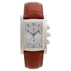 Longines Dolce VITA Chronographe Rouge L5.656.4. Boîtier de style Tank / Art Deco. Y2003
