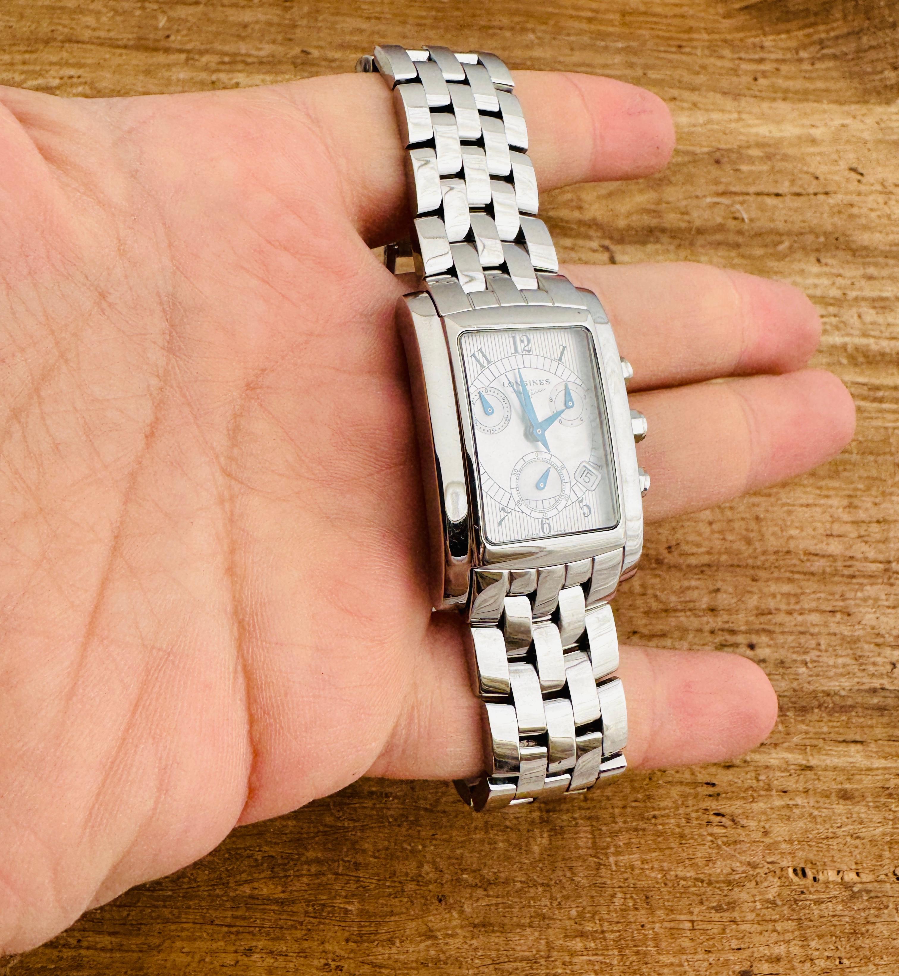 Longines DolceVita Chronograph L5.656.4. Watch In Excellent Condition In Toronto, CA