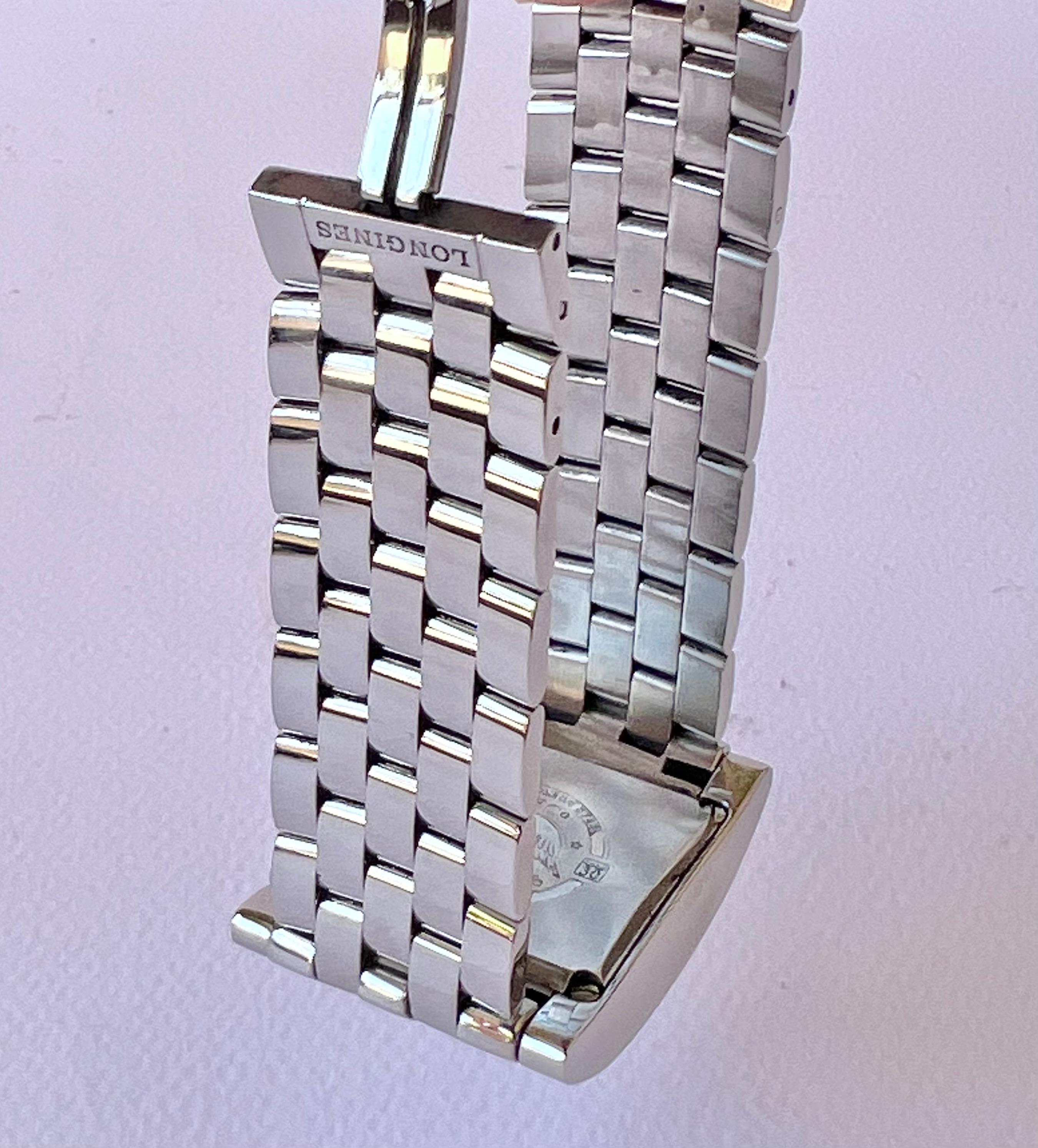 Longines DolceVita Dolce Vita Quadratische Uhr Ref L5.668.4 Chronograph 4