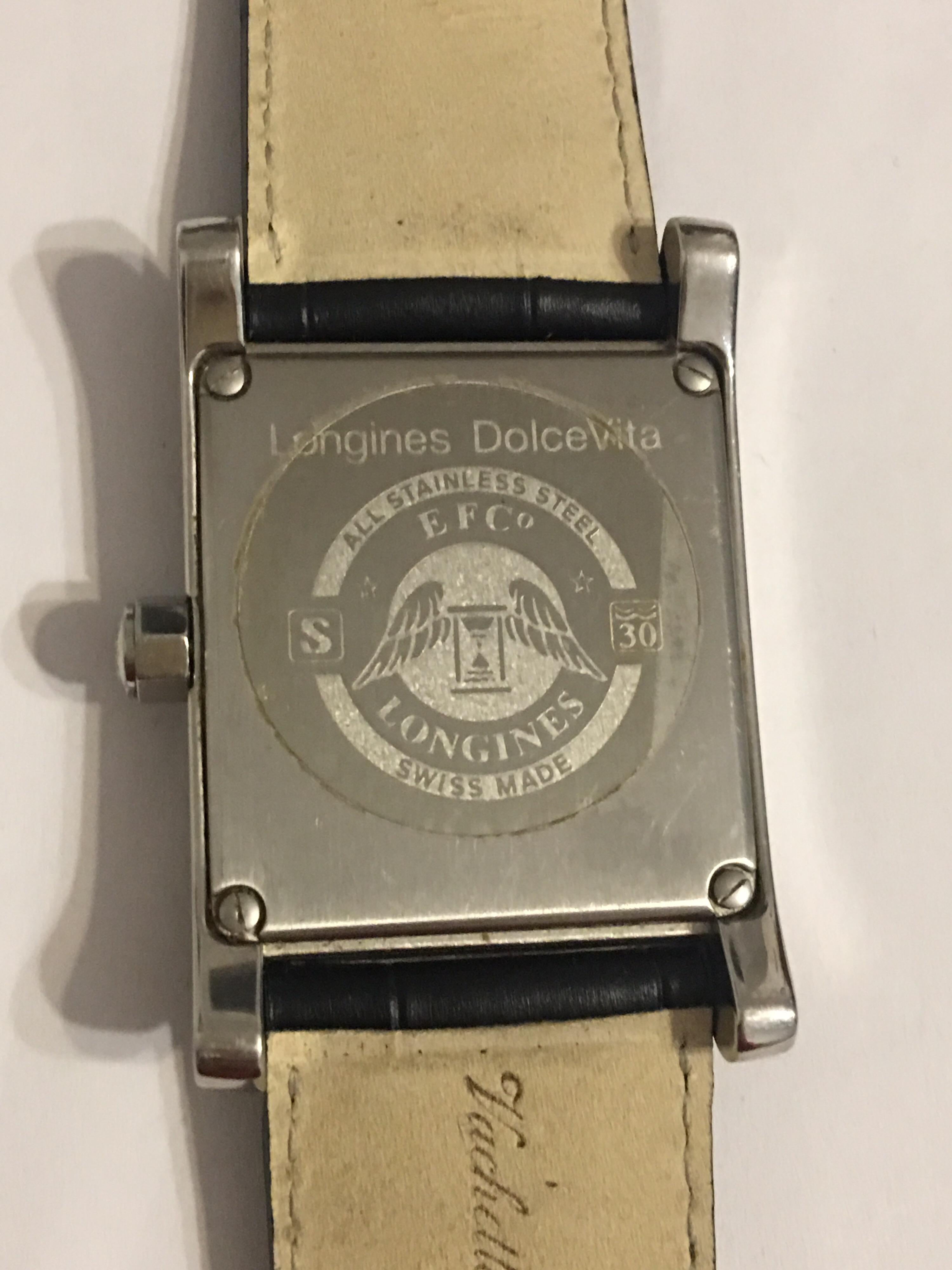 Longines Dolcevita Stainless Steel Men’s Watch In Good Condition In Carlisle, GB