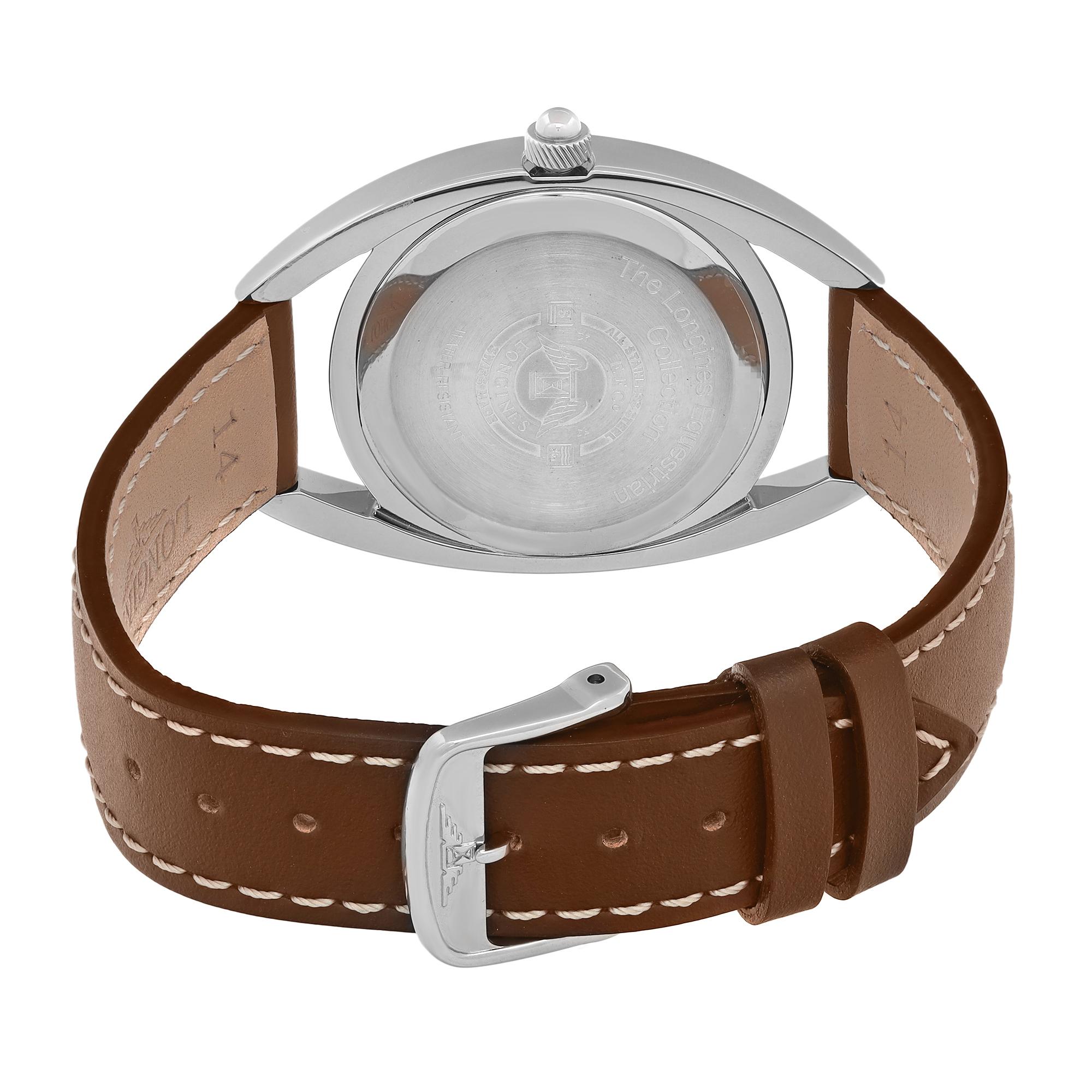 Display Model. No signs of wear or use.

Brand: Longines  Type: Wristwatch  Department: Women  Model Number: L6.137.4.73.2  Country/Region of Manufacture: Switzerland  Style: Dress/Formal  Model: Longines Equestrian   Vintage: No  Movement: Quartz 
