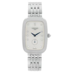 Longines Equestrian Stainless Steel White MOP Dial Ladies Watch L6.142.4.87.6