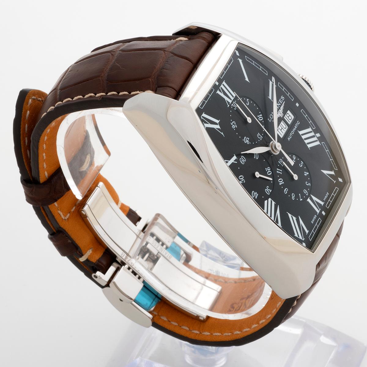 Unser Longines Evidenza Chronograph mit Datum, auch bekannt als die 