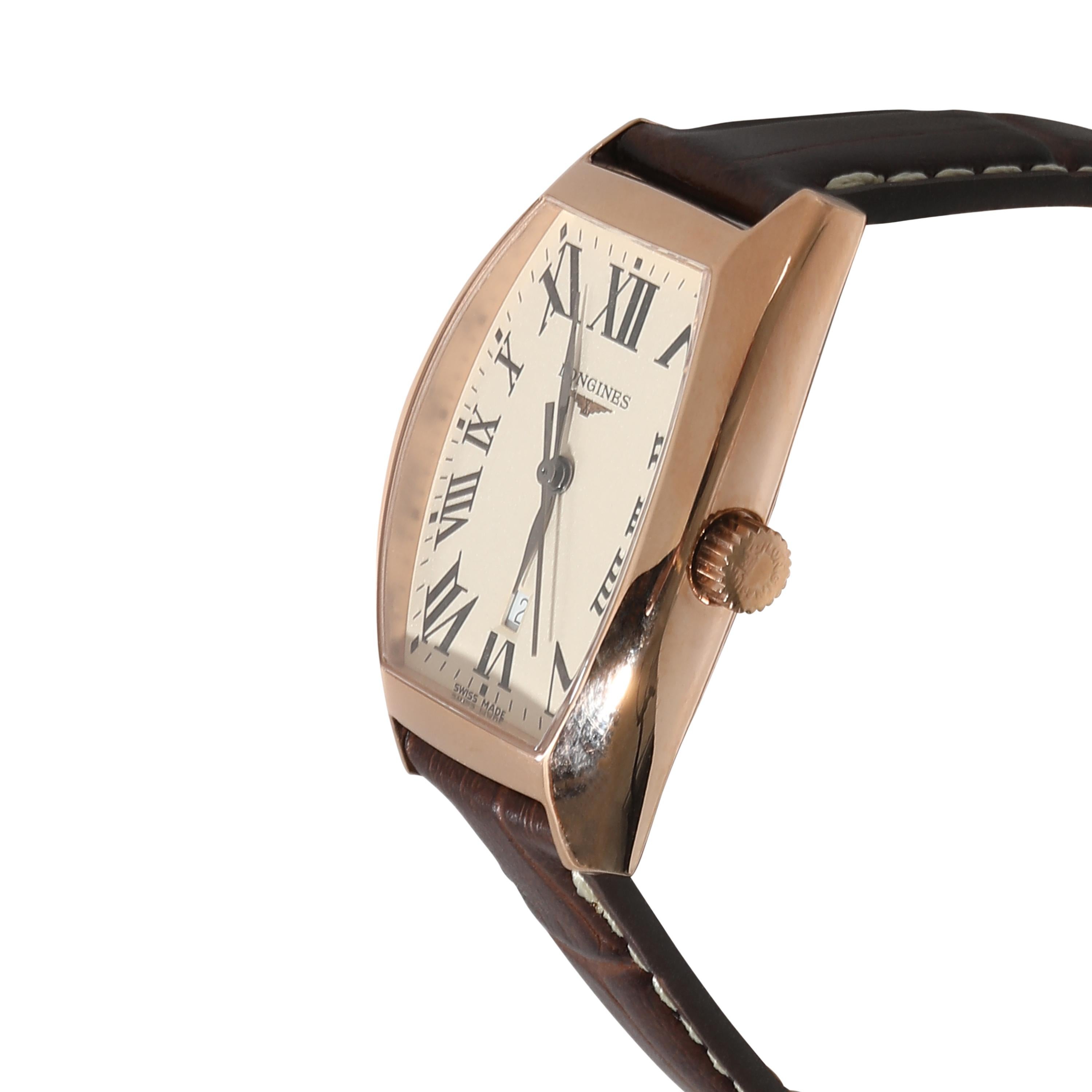 Longines Evidenza L2.155.8.71.2 Damenuhr in Roségold vergoldet im Zustand „Hervorragend“ in New York, NY