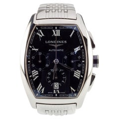 Used Longines Evidenza Men's Automatic Chronograph Watch w/ Box and Papers L2.643.4