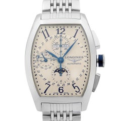 Longines Evidenza Steel Moonphase Triple Calendar Automatic Watch L2.688.4.78.6