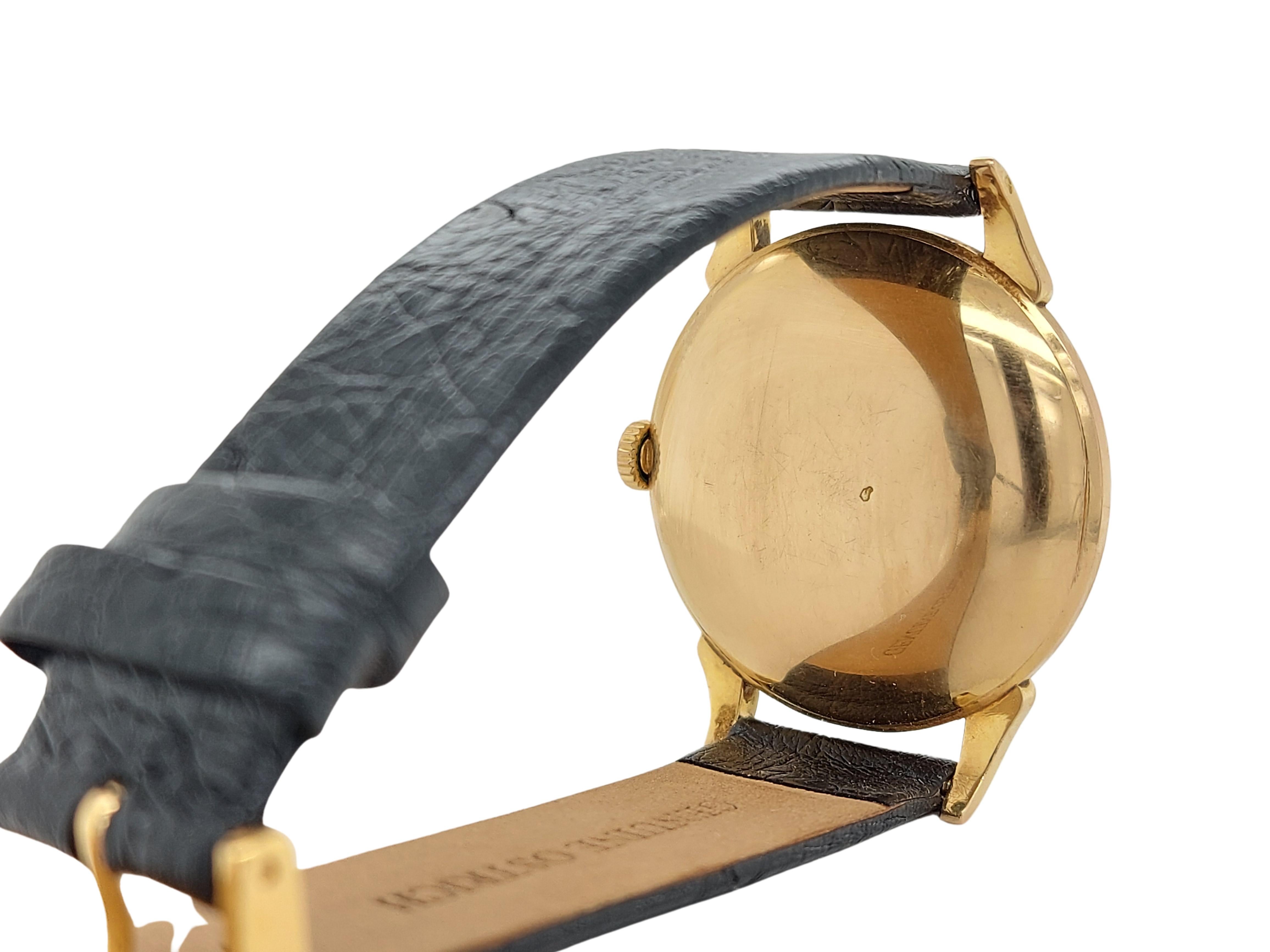 Women's or Men's Longines Fab Suisse, 18 Karat Yellow Gold Case, Handwinding Wristwatch