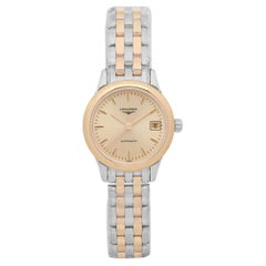 Longines Flagship 26 mm avec cadran champagne automatique pour femmes L4.274.3.32.7