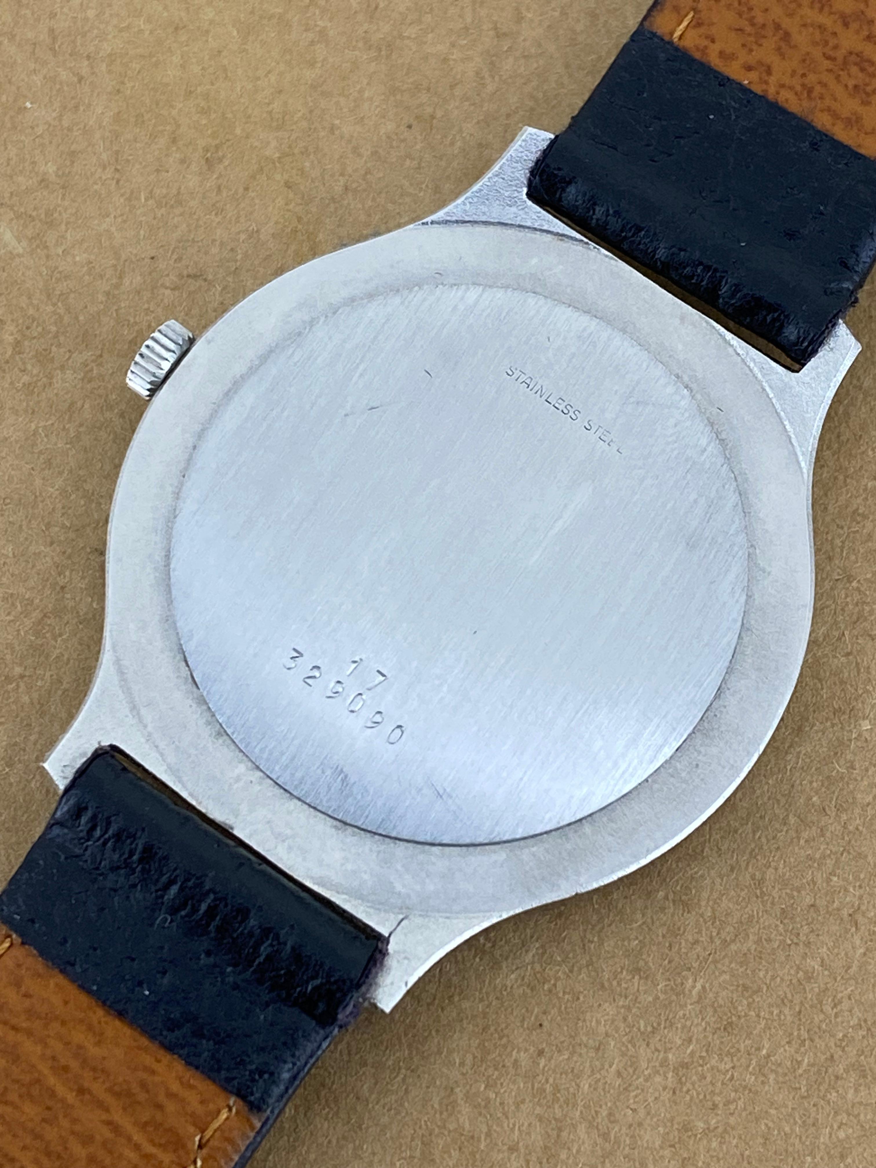 Men's Longines Flagship S/Steel Vintage c1970's Swiss Manual 34mm Gents' Watch For Sale