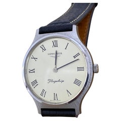 Longines Flagship S/Steel Vintage c1970's Swiss Manual 34mm pour hommes