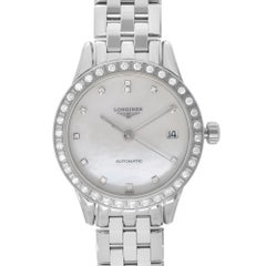 Longines Flagship Steel Diamond MOP Dial Automatic Ladies Watch L42740876