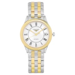 Longines Flagship Steel Two-Tone White Dial Automatic Ladies Watch L4.774.3.21.7