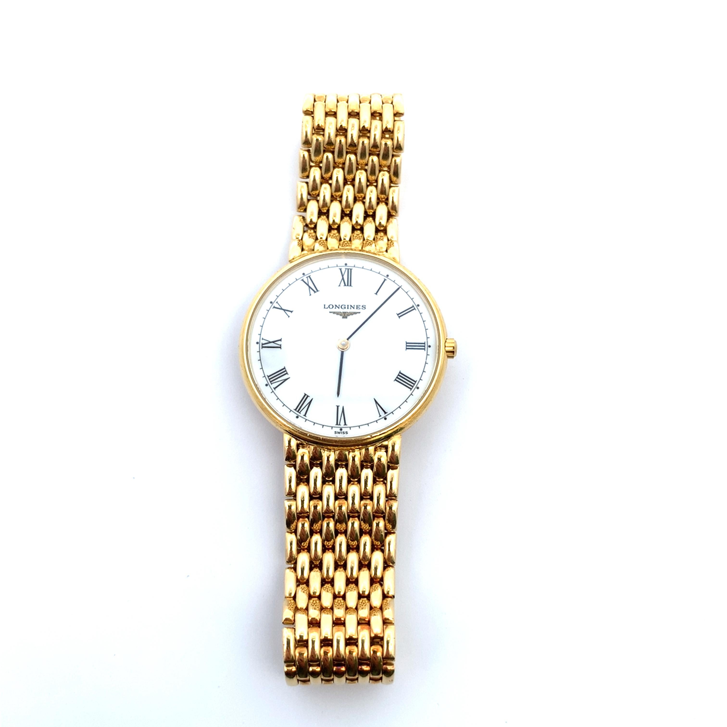 Longines Flagship Timeless Presence  18k yellow gold watch im Zustand „Gut“ im Angebot in London, GB