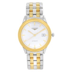 Longines Flagship Two-Tone Steel White Dial Automatic Watch L4.874.3.22.7