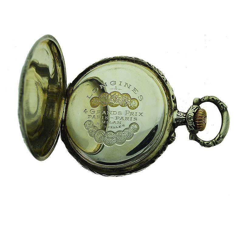 Women's or Men's Longines for Bunde & Upmeyer Co. Art Nouveau Styling from 1909