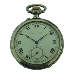 Antique Longines for Bunde & Upmeyer Co. Art Nouveau Styling from 1909