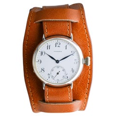 Longines für Ryrie Bros of Toronto, Kanada, Trench-Uhr aus Sterlingsilber von 1906