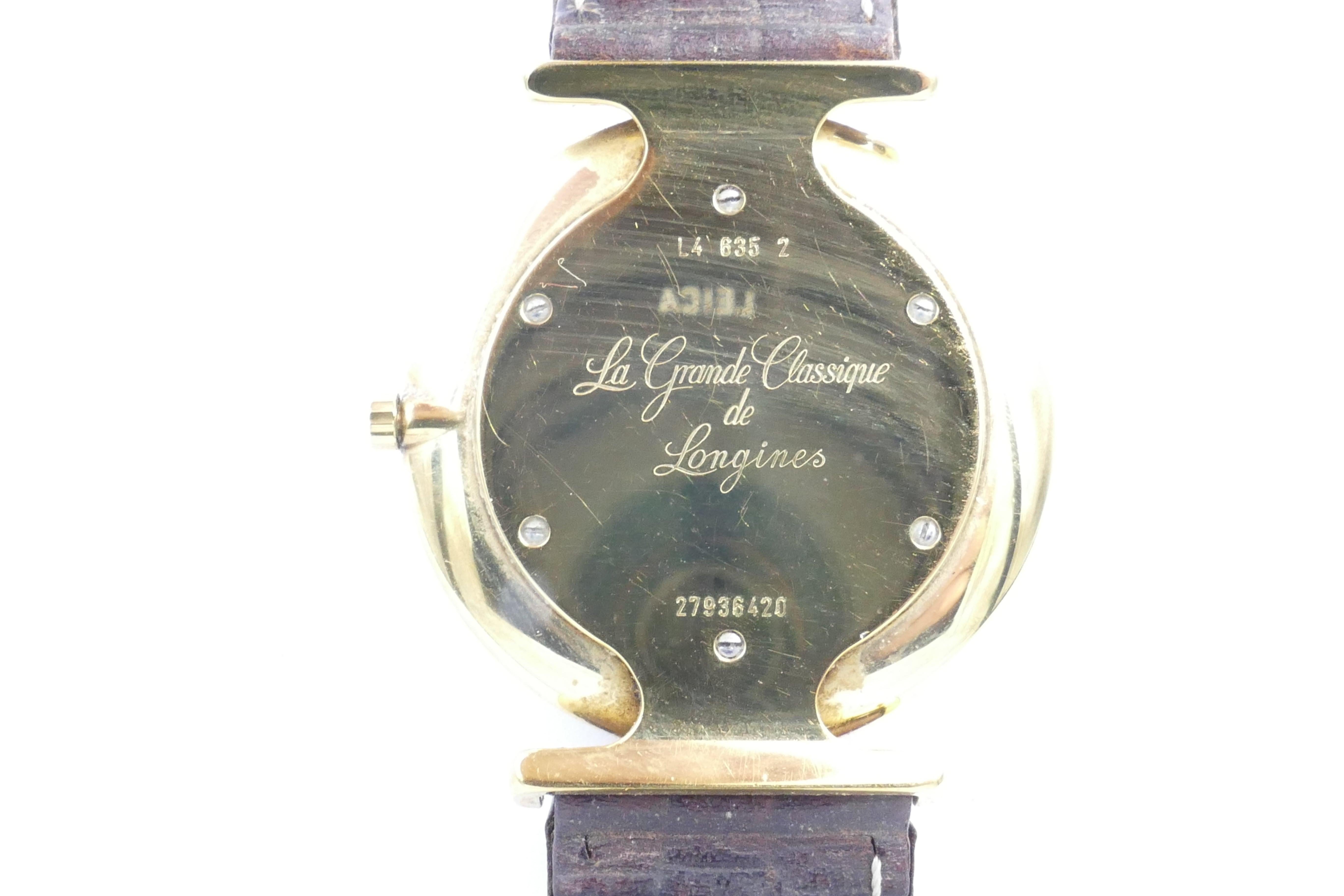 Longines Gentlemans Vergoldete Kleiduhr Herren im Angebot