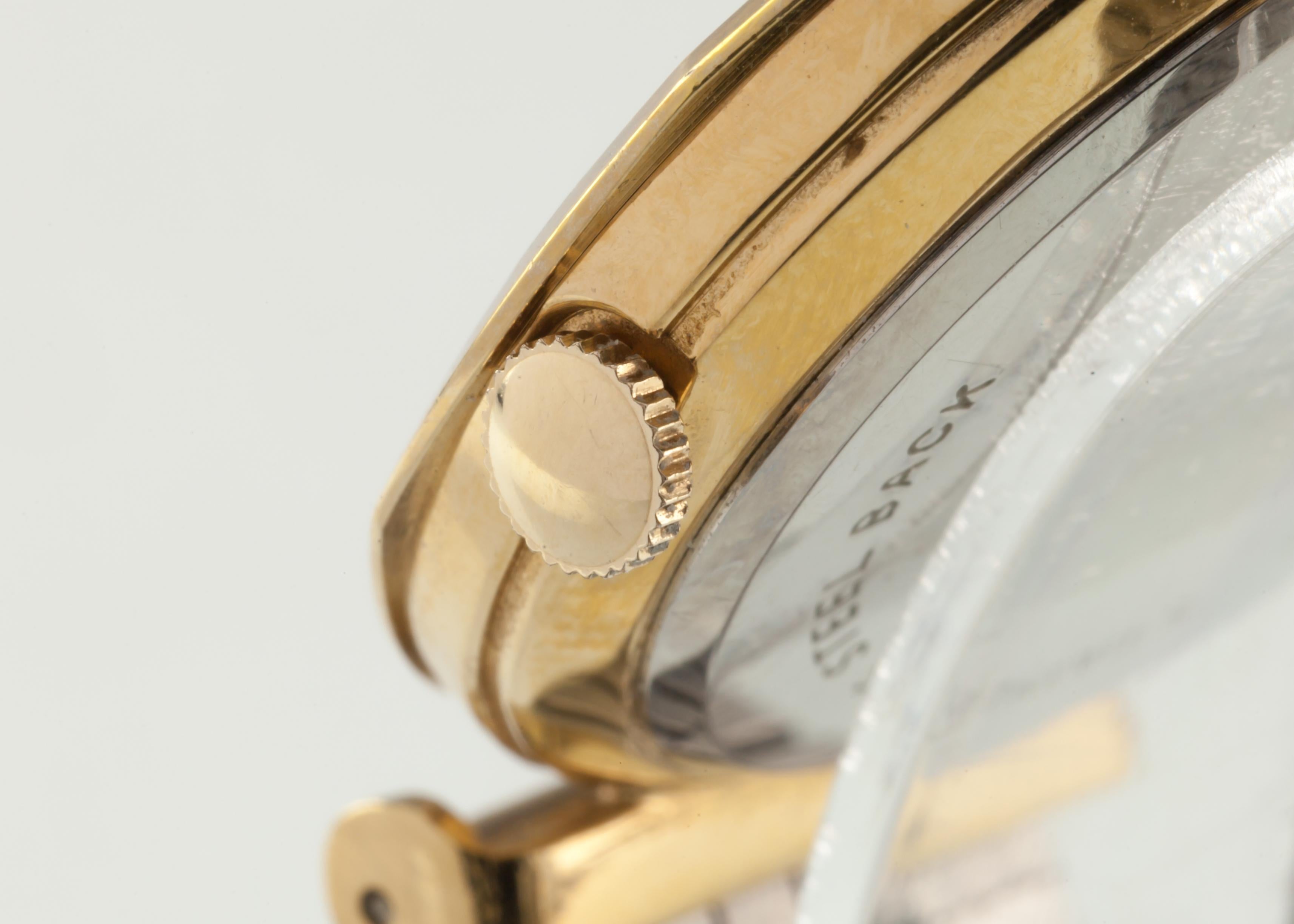 Longines Montre mécanique pour homme en métal doré avec bracelet Aftermarket Cal. 528 Pour hommes en vente