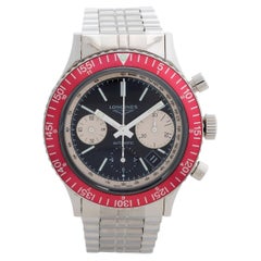 Longines Heritage Diver Chronograph, Ref L2.808.4, Vintage-Design, hervorragend
