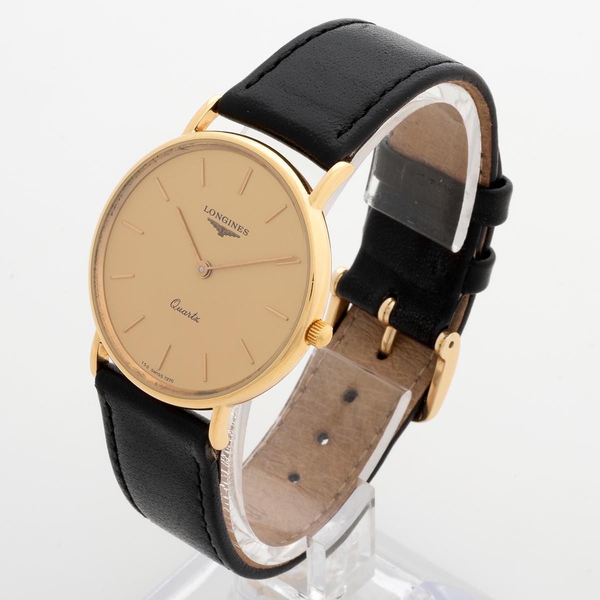 Longines La Grande Classique Kleideruhr, 18 Karat Gelbgold, ausgezeichneter Zustand im Zustand „Hervorragend“ in Canterbury, England