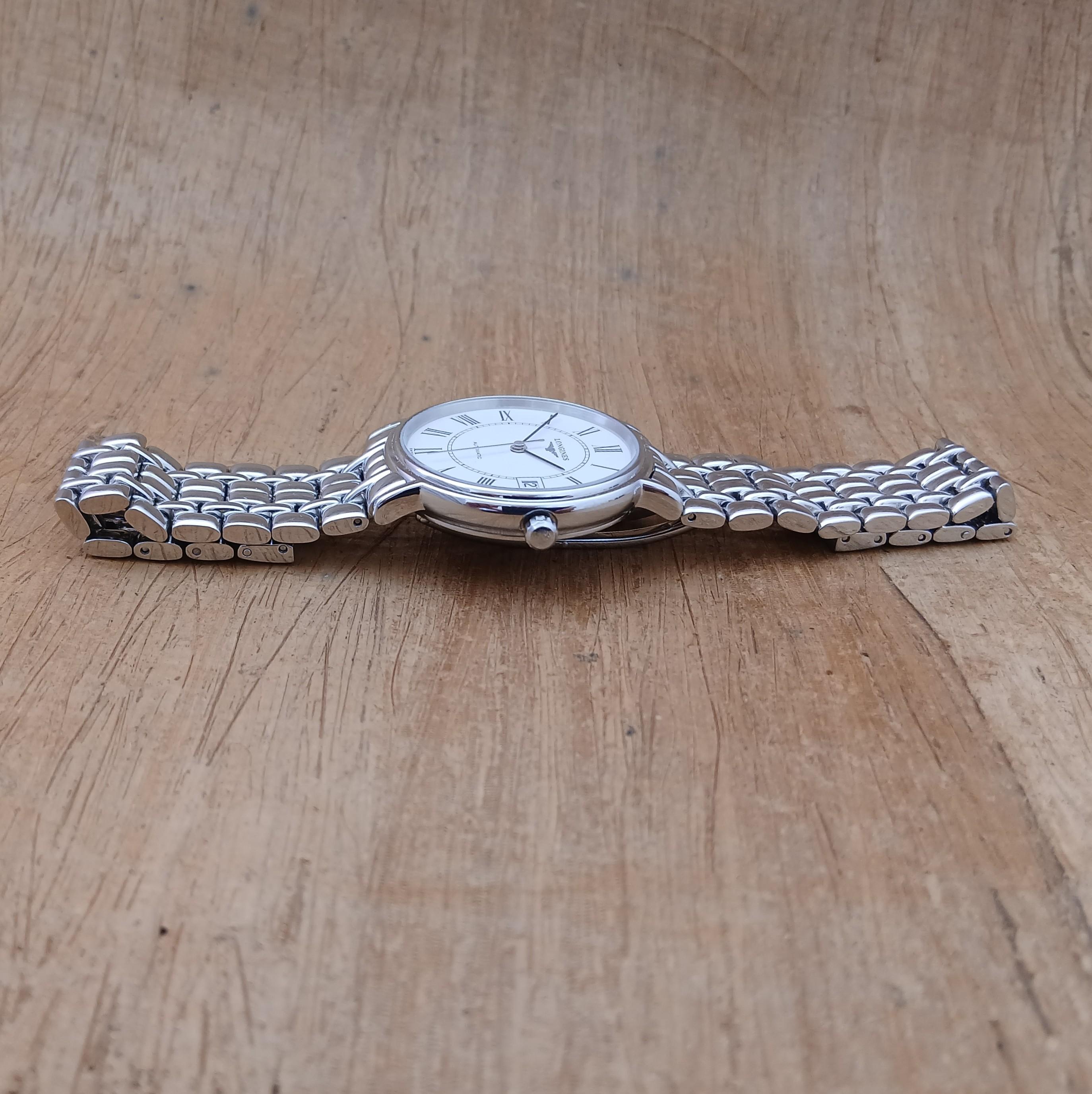 Longines La Grande Classique Presence L4.721.4 Orologio automatico da uomo in acciaio con scatola in vendita 5