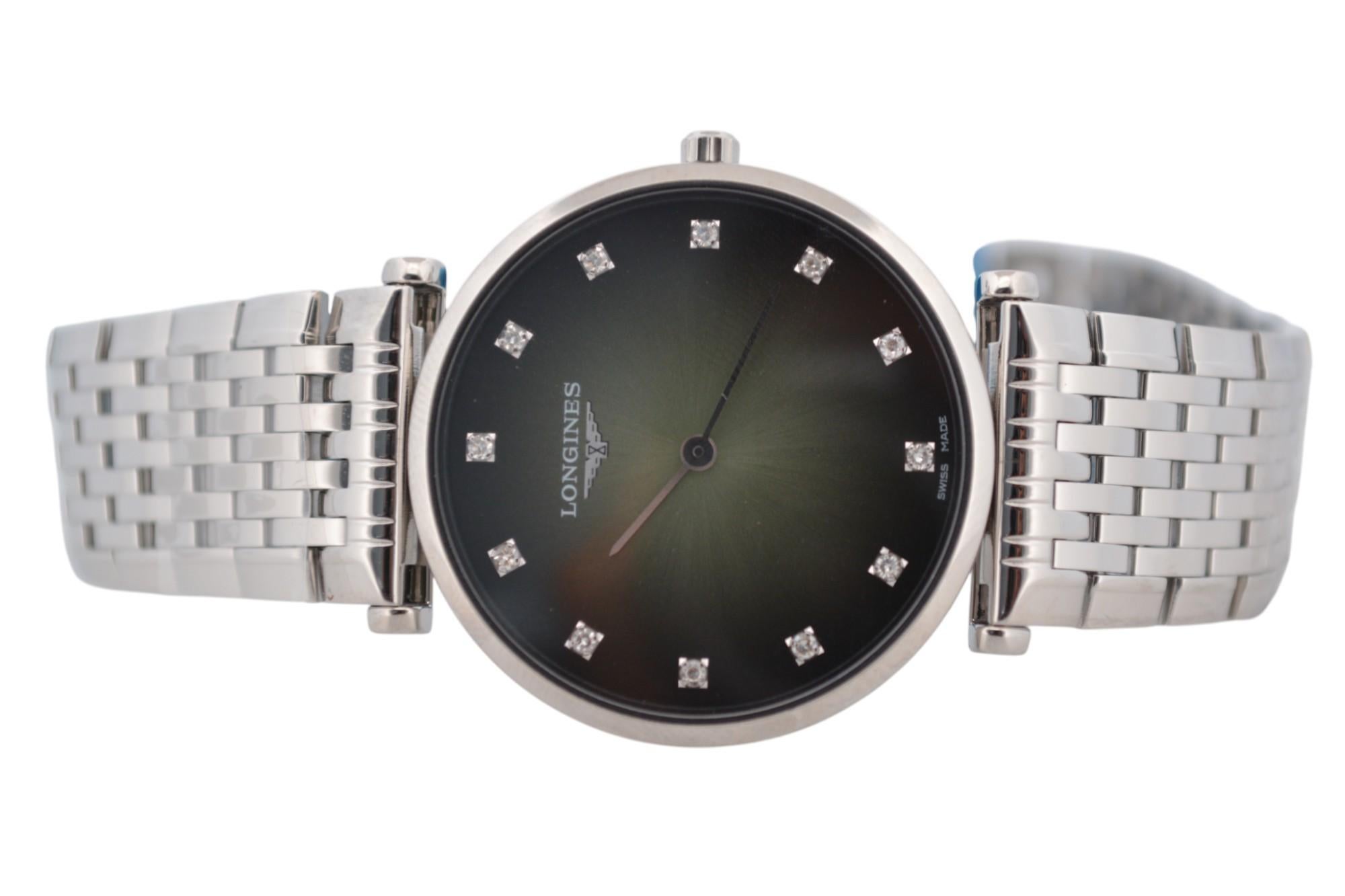 Longines Le Grande Classique 29mm Ombre Diamond Dial Full Set 2025 Stickers Ref : Excellent état - En vente à București, București