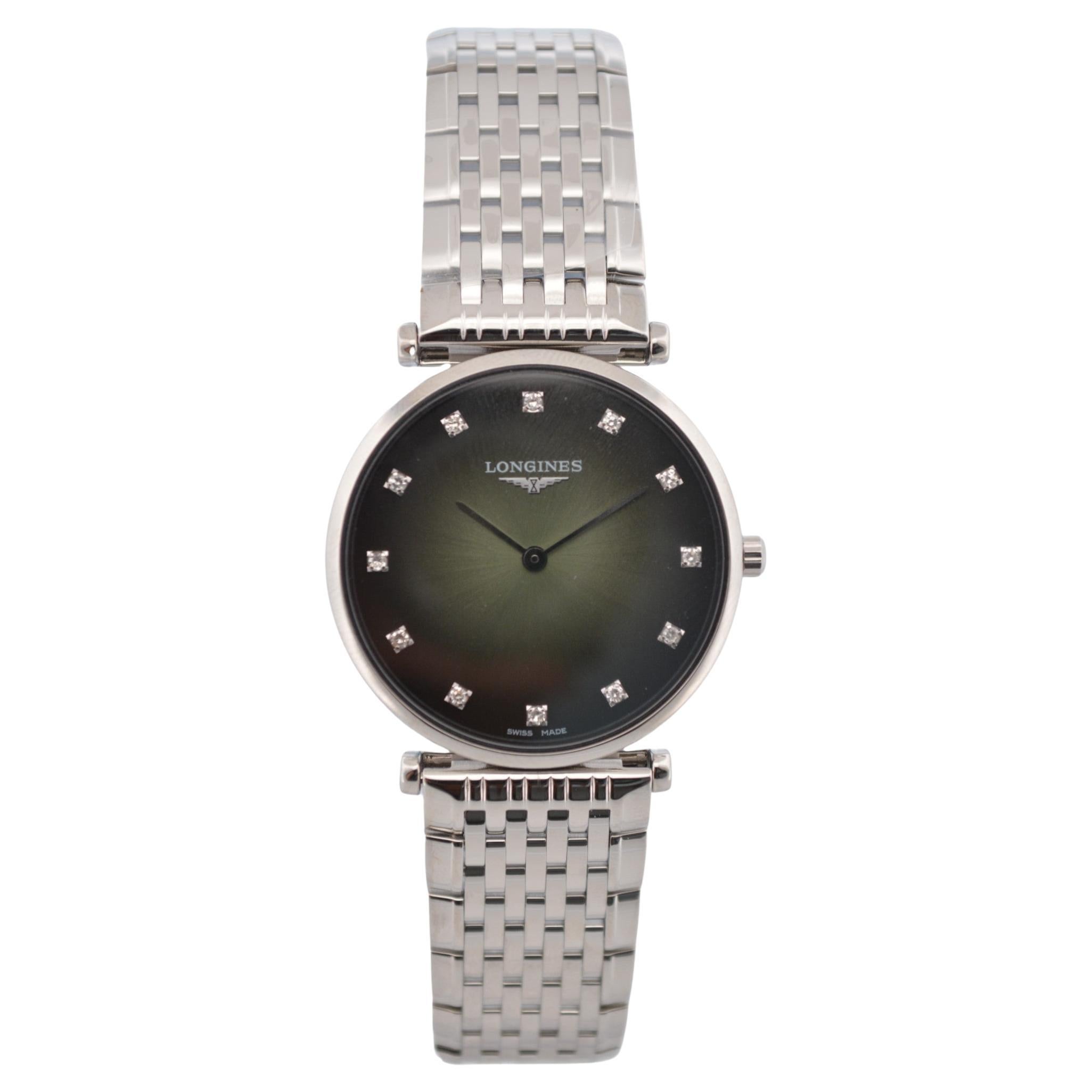 Longines Le Grande Classique 29mm Ombre Diamond Dial Full Set 2025 Stickers Ref : en vente