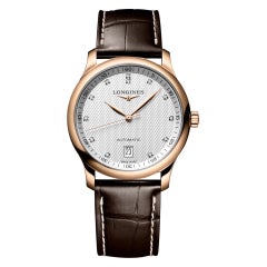 Longines Master Collection 18k Pink Gold Automatic 38.5mm Watch Diamond Markers Longines Master Collection 18k Pink Gold Automatic 38.5mm Watch Diamond Markers