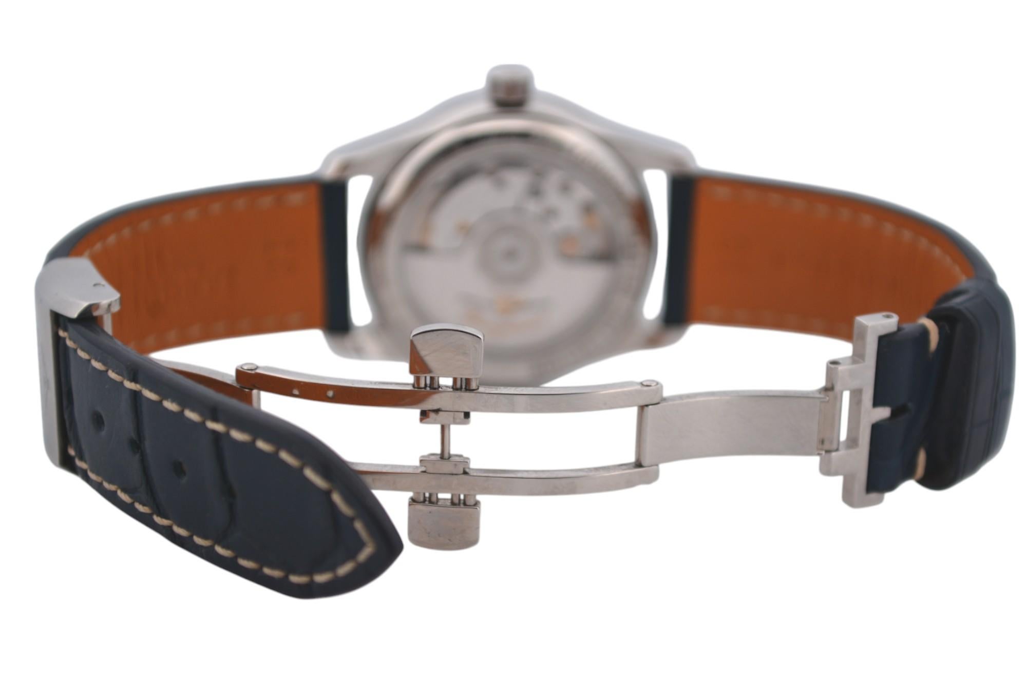 Longines Master Collection 34 Stahlblaue Stahlschachtel+Bücher 2024 Ref: L2.409.4.97.0 im Angebot 6