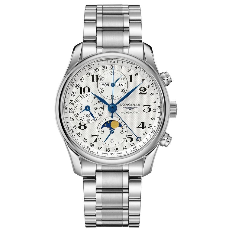 Longines Master Collection Chronograph with Moon Phase Watch 26734786 ...