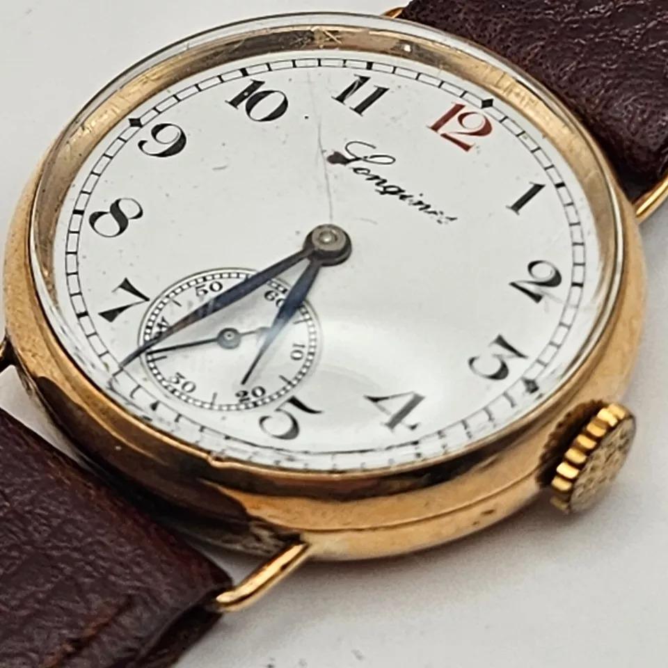 Longines Men's 9ct Gold Wristwatch Fully Serviced 1 Year Guarantee For Sale 7