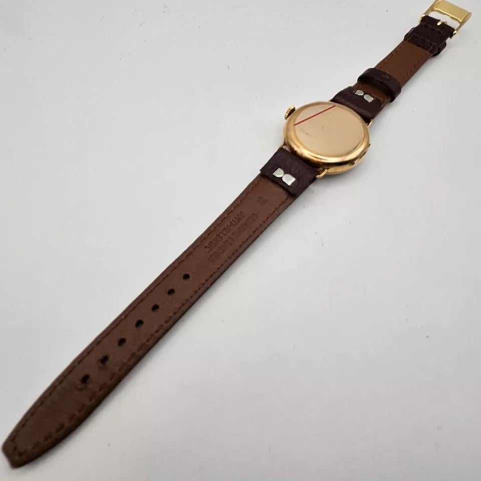 Longines Men's 9ct Gold Wristwatch Fully Serviced 1 Year Guarantee For Sale 2