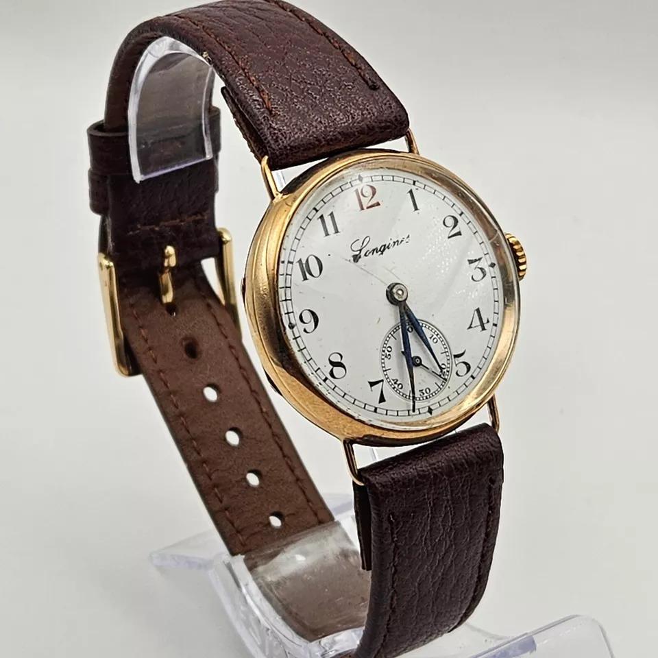 Longines Men's 9ct Gold Wristwatch Fully Serviced 1 Year Guarantee For Sale 5