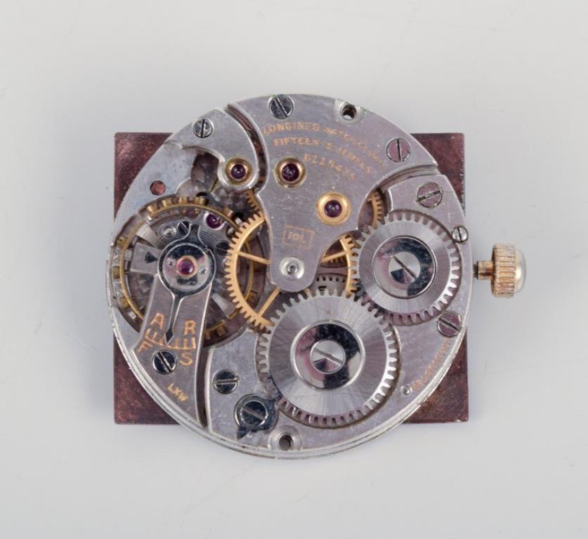 Longines men's wristwatch. 10 karat gold filled. Art Deco style. Approx. 1939. im Angebot 3
