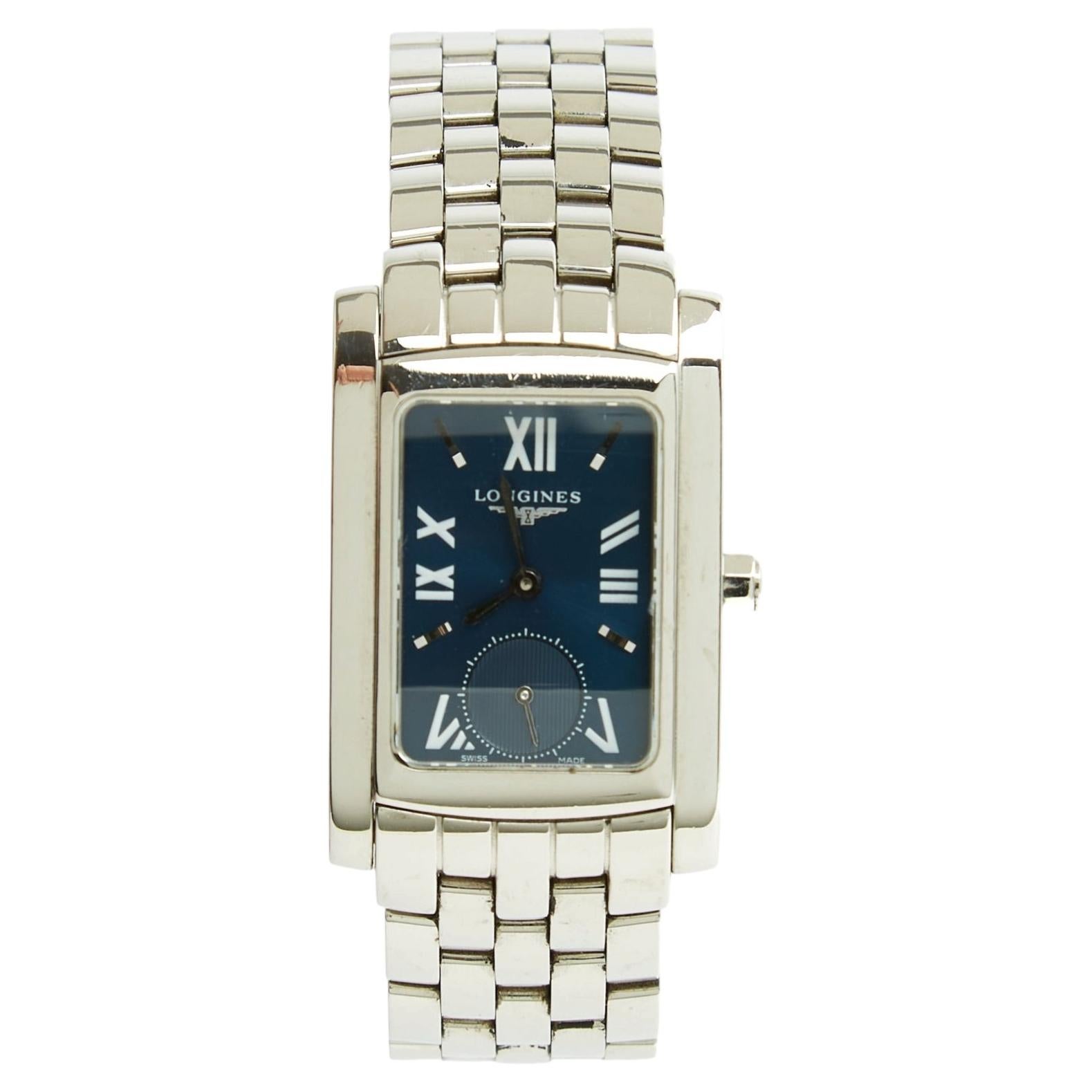 Longines Montre Dolce Vita PM Full Steel Quartz Wrist Watch in box For Sale