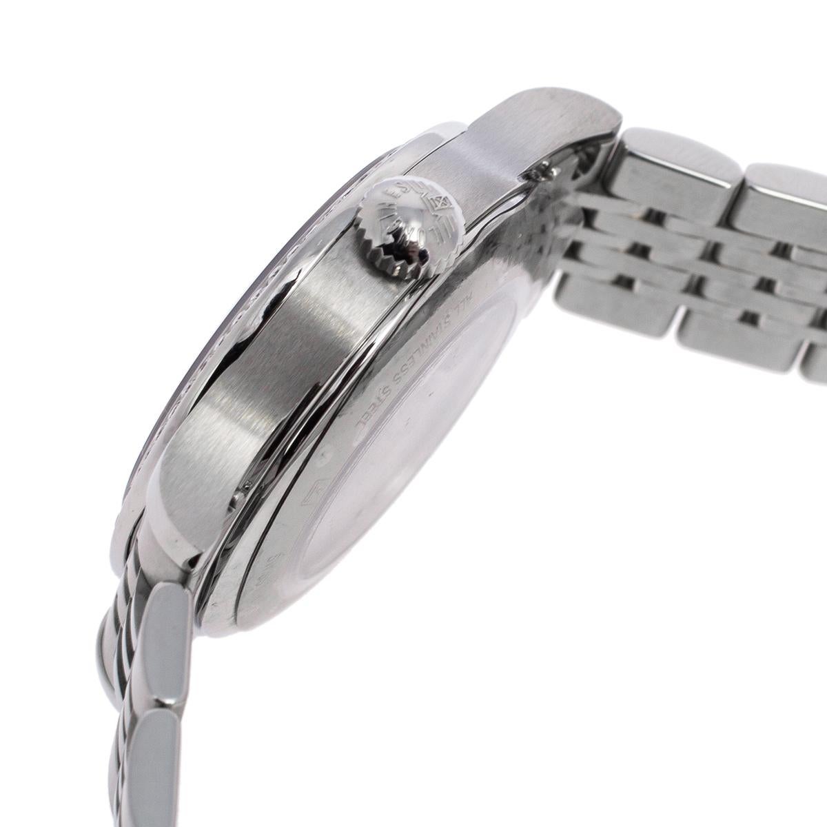Longines MOP Diamonds Stainless Steel Record L23210876 Women's Wristwatch 30 mm 1