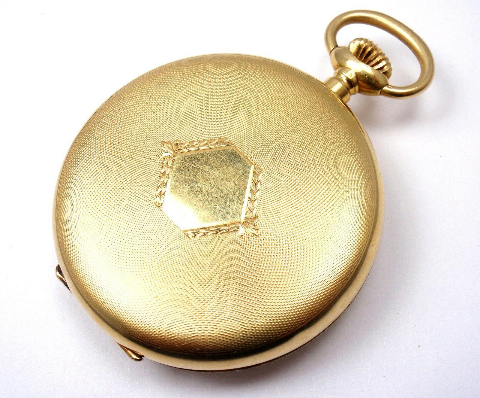 Longines Mother of Pearl Dial Yellow Gold Pocket Watch 4