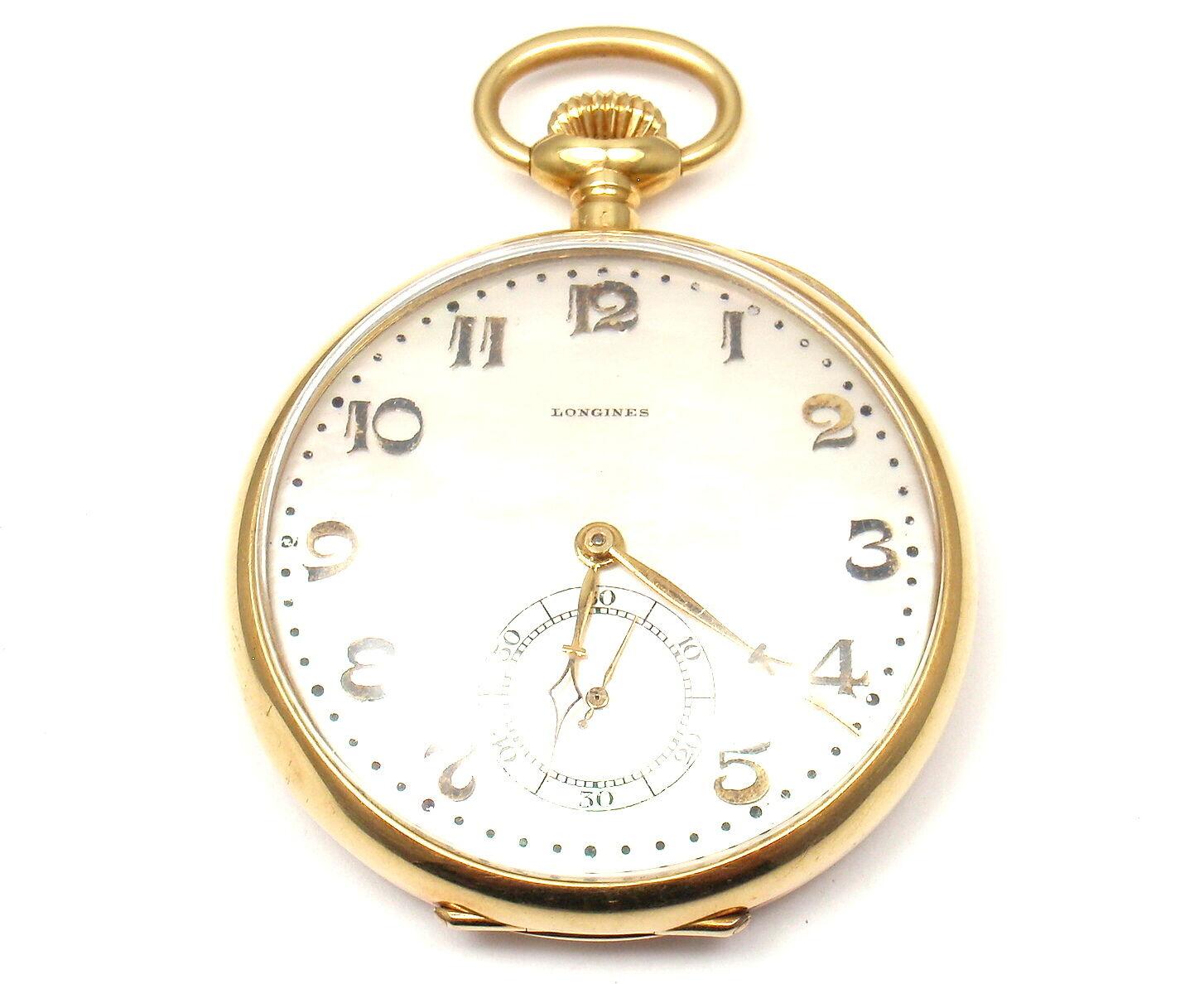 longines pocket watch gold