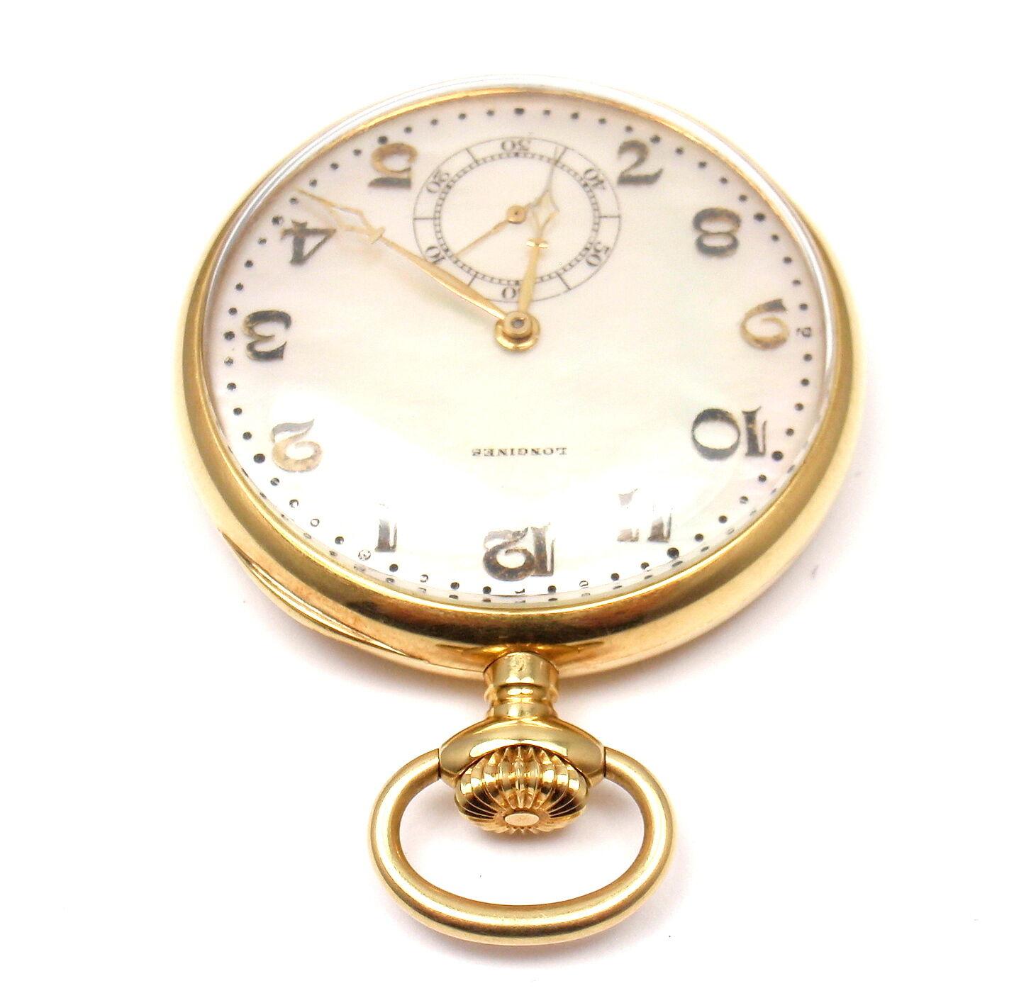 longines gold pocket watch