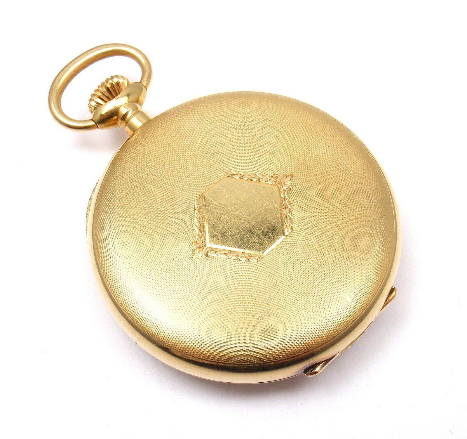 Women's or Men's Longines Mother of Pearl Dial Yellow Gold Pocket Watch